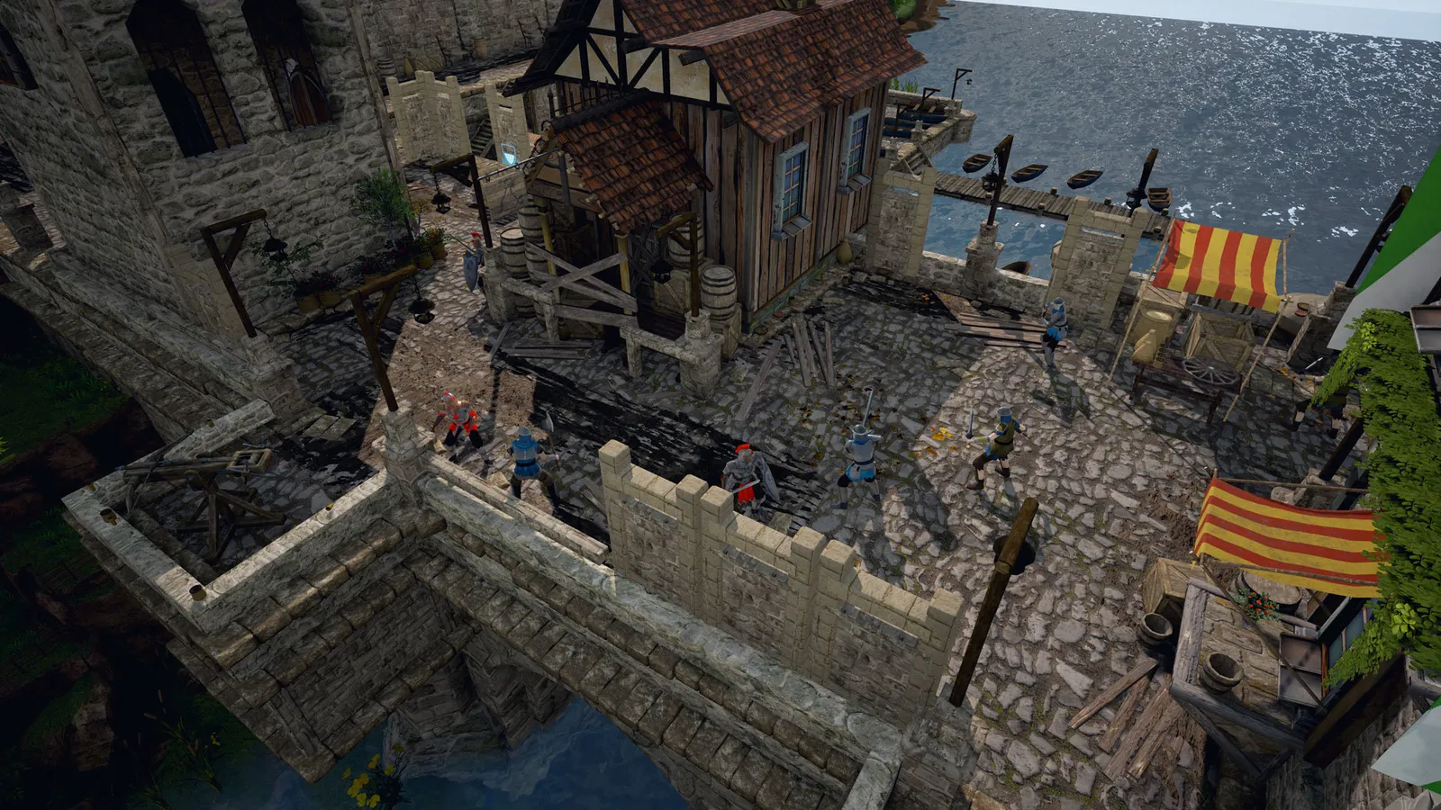 A battle on a bridge