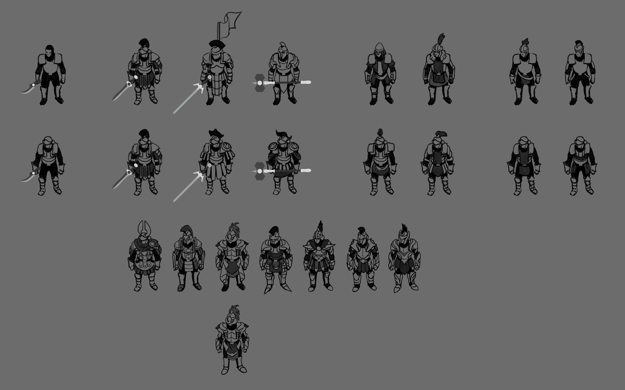 Character Armor Sketches